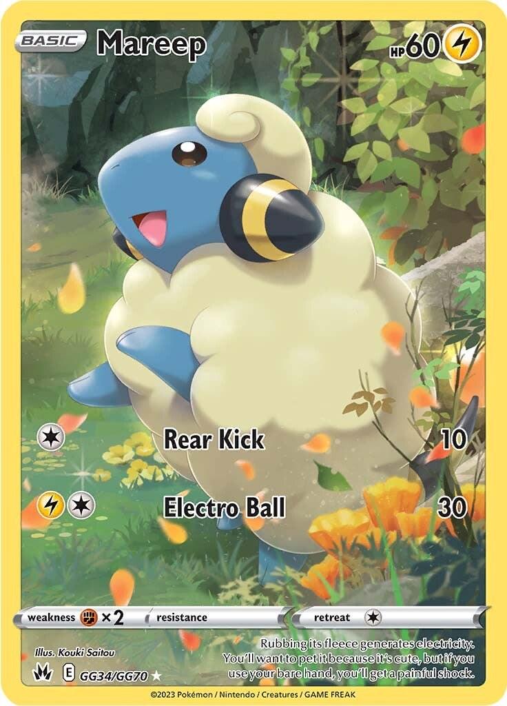 Crown Zenith Mareep Pokémon card